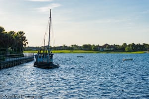 Small Boat in Water